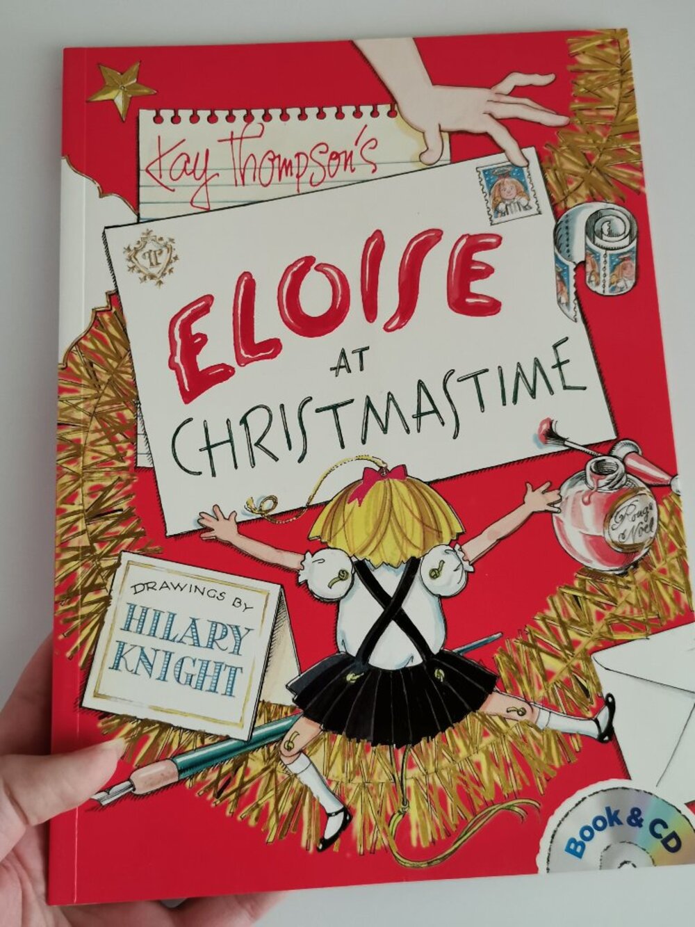 Eloise at Christmastime Kids Book Illustrated Kay Thompson Hilary Knight